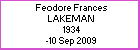 Feodore F Lakeman