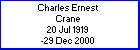 Charles E Crane