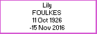 Lily Foulkes
