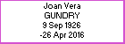 Joan V Gundry