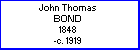 John Thomas Bond