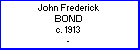 John F Bond
