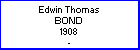 Edwin T Bond