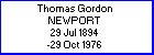 Thomas G Newport