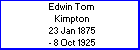 Edwin T Kimpton