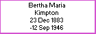 Bertha M Kimpton