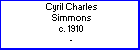 Cyril C Simmons