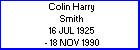 Colin H Smith