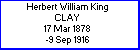 Herbert W Clay