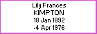 Lily F Kimpton