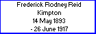 Frederick R R Kimpton