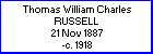 Thomas W C Russell