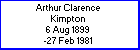 Arthur C Kimpton