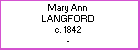 Mary Ann Langford