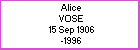 Alice Vose