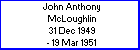 John A McLoughlin