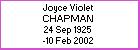 Joyce V Chapman