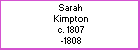 Sarah Kimpton