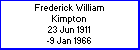 Frederick W Kimpton