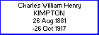 Charles W H Kimpton