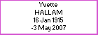 Yvette Hallam