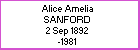 Alice A Sanford
