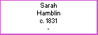 Sarah Hamblin