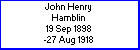 John H Hamblin