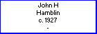John H Hamblin