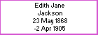 Edith J Jackson