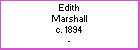 Edith Marshall