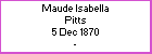 Maude I Pitts