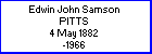 Edwin J S Pitts