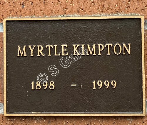 Myrtle Nellie Kimpton (1898-1999)