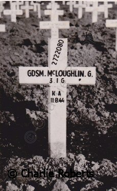 George McLoughlin's grave marker