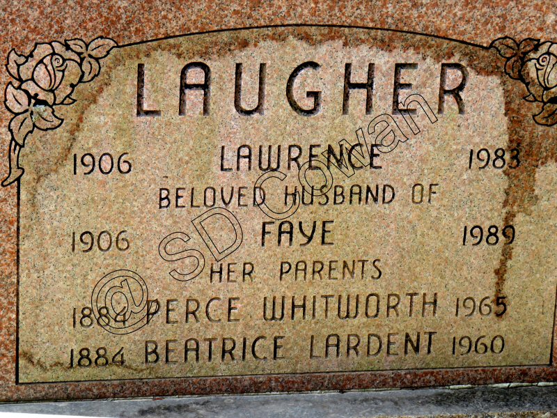 The grave of Beatrice Jane Whitworth nee Lardent